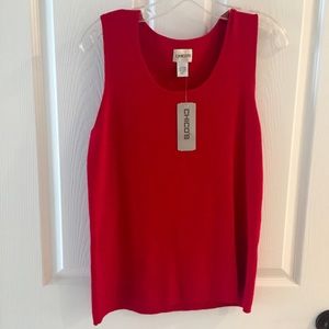 NWT Chico’s Sweater-Like Tank Size L